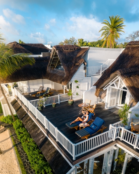 20 Degres Sud Boutique Hotel - Mauritius - Drone photo