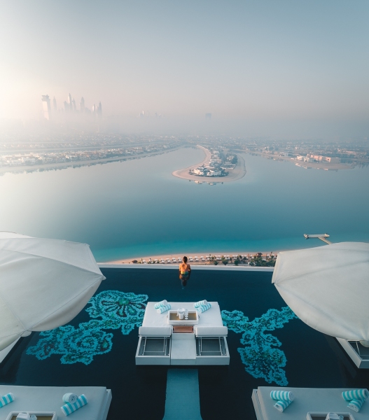 Atlantis the Royal Luxury Resort - the Palm, Dubai - Drone photo