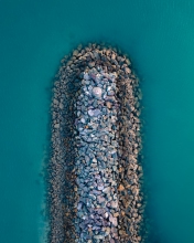 Airlie Beach harbor - Australia - Drone photo