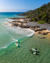 Surfers - Australia - Drone photo