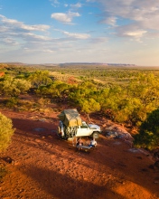 Red Center - Mereenie Loop - Australia - Drone photo