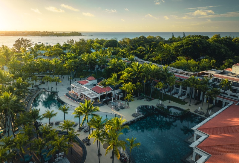 Beachcomber Mauricia Luxury Hotel - Mauritius - Drone photo