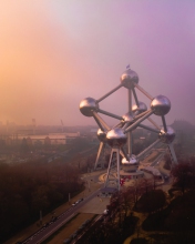 Atomium - Belgium - Drone photo