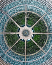 Abandoned cooling tower - Belgium - Drone photo