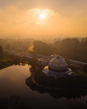 Royal Greenhouses - Belgium - Drone photo
