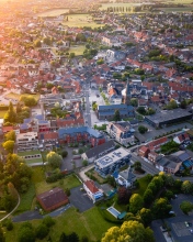 Kuurne - Belgium - Drone photo