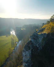 Castle Walzin - Belgium - Drone photo