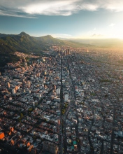 Avenida Caracas  - Bogota, Colombia - Drone photo