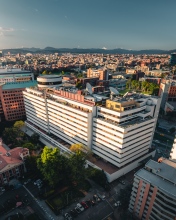 World Trade Center - Bogota, Colombia - Drone photo World Trade Center - Bogota, Colombia - Drone photo