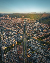 City view - Bogota, Colombia - Drone photo City view - Bogota, Colombia - Drone photo