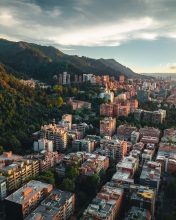 City view - Bogota, Colombia - Drone photo City view - Bogota, Colombia - Drone photo