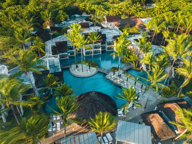 Constance Belle Mare Plage Luxury Resort - Mauritius - Drone photo