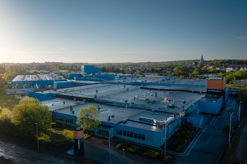 Duracell factory - Aarschot, Belgium - Drone photo
