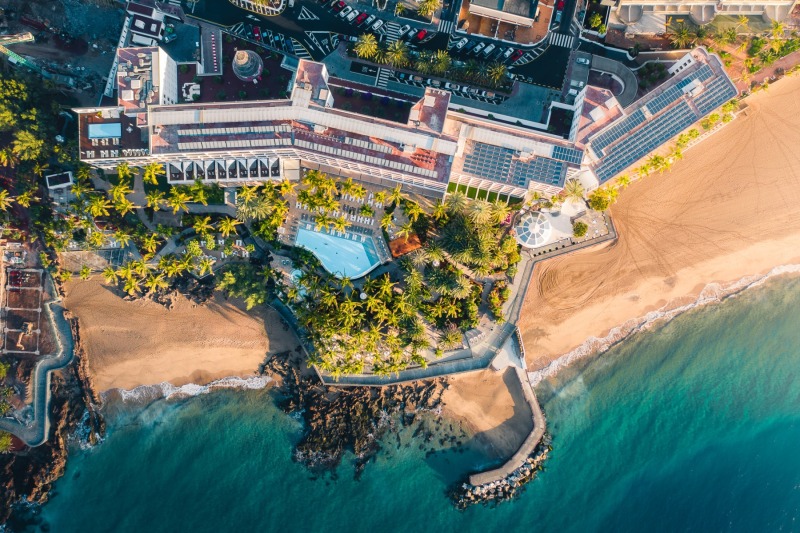 Hotel Fariones - Lanzarote - Drone photo