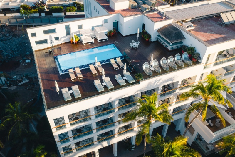 Luxury Hotel Fariones - Lanzarote - Drone photo