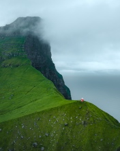 Kallur Lighthouse - Faroe Islands - Drone photo Kallur Lighthouse - Faroe Islands - Drone photo