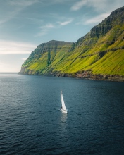 Klaksvik sailing - Faroe Islands - Drone photo Klaksvik sailing - Faroe Islands - Drone photo