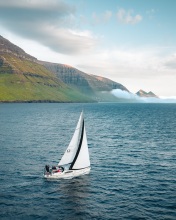 Klaksvik sailing - Faroe Islands - Drone photo Klaksvik sailing - Faroe Islands - Drone photo