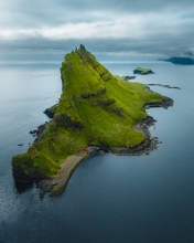 Tindholmur island - Faroe Islands - Drone photo Tindholmur island - Faroe Islands - Drone photo
