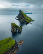 Tindholmur island - Faroe Islands - Drone photo Tindholmur island - Faroe Islands - Drone photo