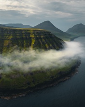 Vidoy bay - Faroe Islands - Drone photo Vidoy bay - Faroe Islands - Drone photo