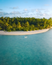 Kayak - Tetiaroa, French Polynesia - Drone photo