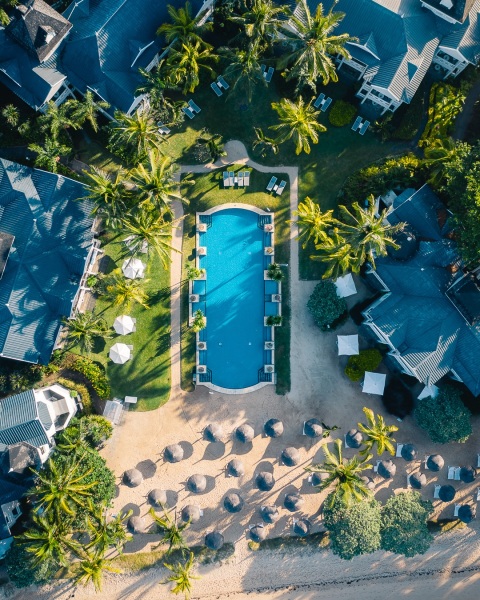 Heritage Le Telfair Resort - Mauritius - Drone photo