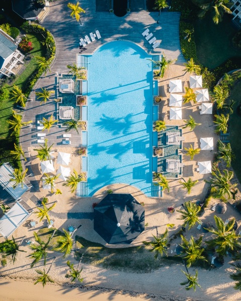 Heritage Le Telfair Luxury Resort - Mauritius - Drone photo
