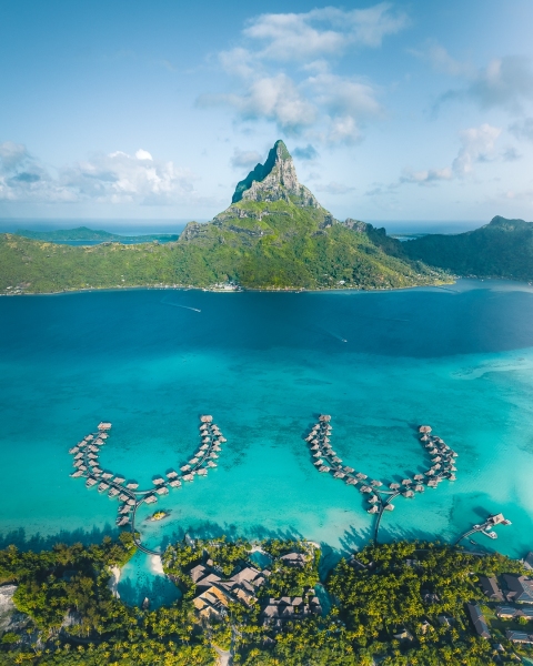 Intercontinental Thalasso Resort - French Polynesia - Drone photo