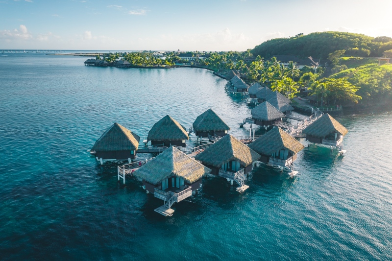 Intercontinental Tahiti Resort - French Polynesia - Drone photo