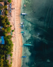 Gili islands - Indonesia - Drone photo