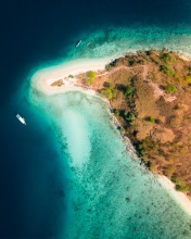 Kelor island - Komodo National Park - Indonesia - Drone photo