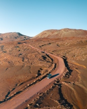Route du volcan - La Réunion (France) - Drone photo