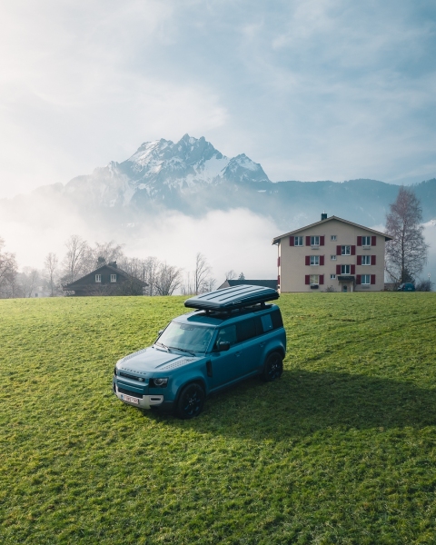 Land Rover Defender - Drone photo