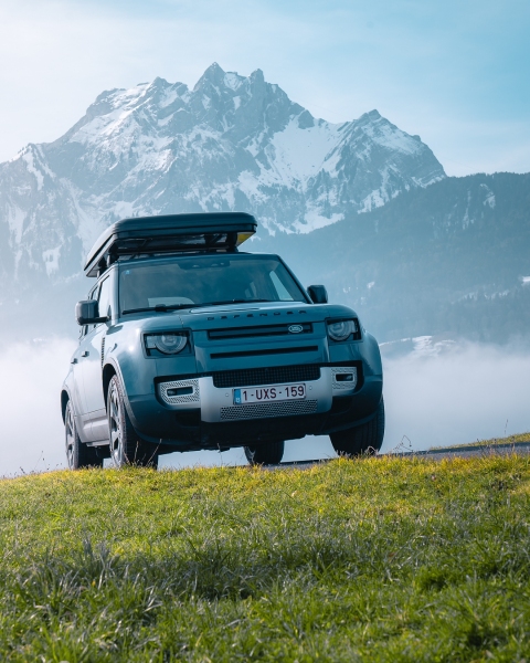 Land Rover Defender - Drone photo