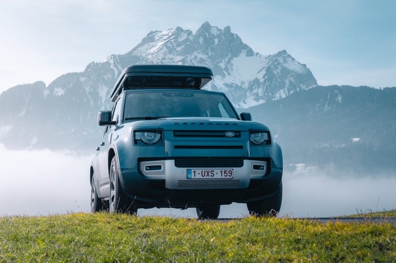 Land Rover Defender - Drone photo