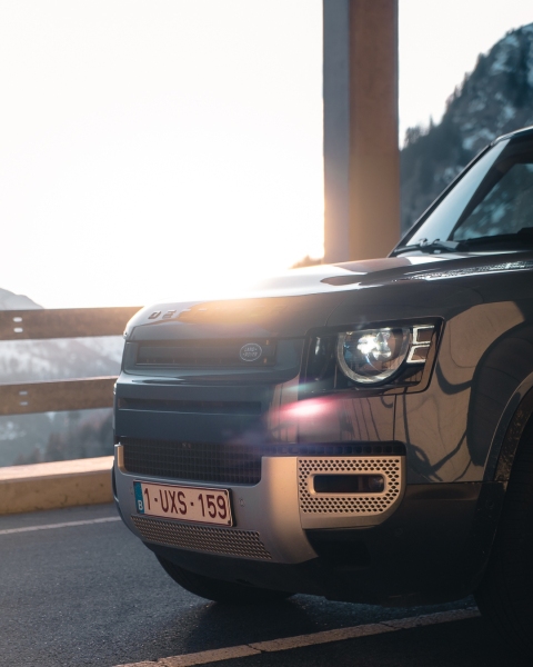 Land Rover Defender - Drone photo