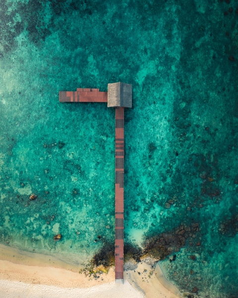 Le Meridien Luxury Resort - Mauritius - Drone photo