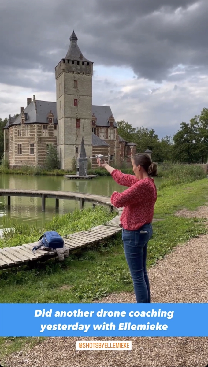 Live drone photography coaching in Belgium