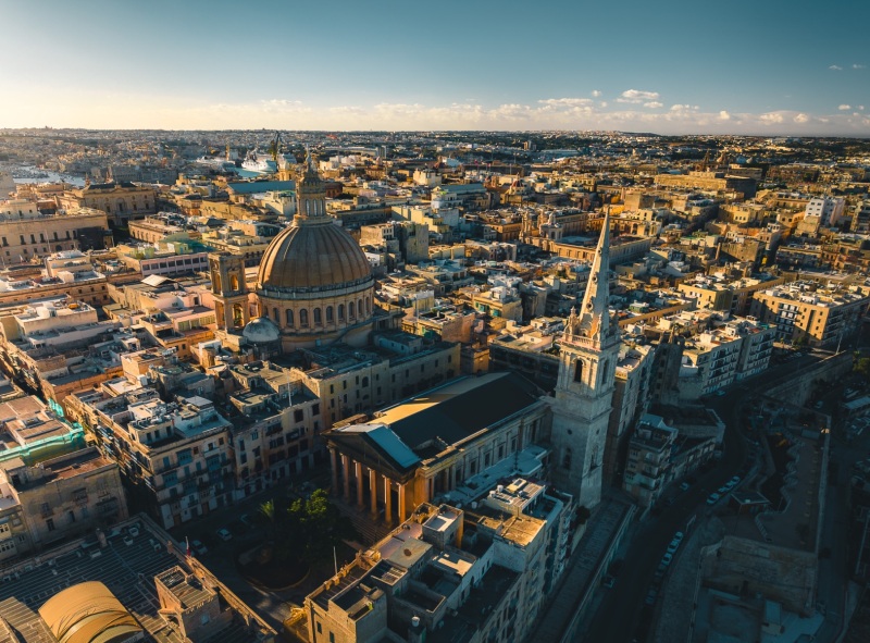 Valletta - Malta - Drone trip