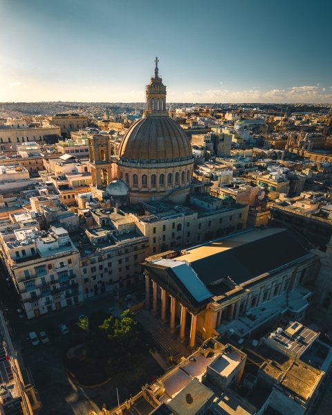 Valletta - Malta - Drone trip
