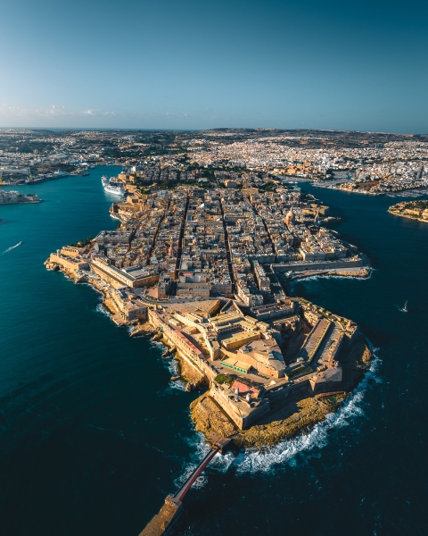 Valletta - Malta - Drone trip