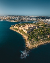 Fort Manoel in Valletta - Malta - Drone photo