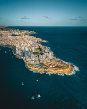 Tigné Point - Malta - Drone photo