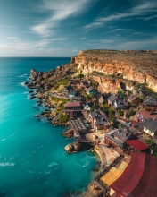 Popeye vilalge - Malta - Drone photo