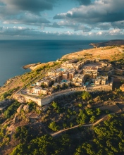 Fort Chambray on Gozo - Malta - Drone photo