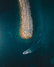 Mgarr harbour on Gozo - Malta - Drone photo