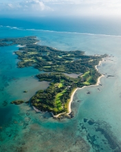 Ile aux Cerfs - Mauritius - Drone photo