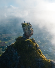 Pieter Both mountain - Mauritius - Drone photo