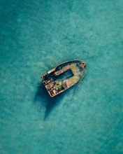 Shipwreck - Mauritius - Drone photo